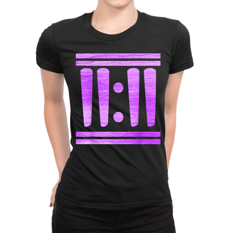 1111 Number Synchronicity Spiritual Awakening Manifestation T Shirt Ladies Fitted T-Shirt by cm-arts | Artistshot