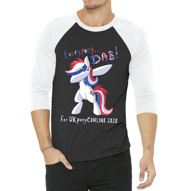 Uk Ponycon 3/4 Sleeve Shirt | Artistshot