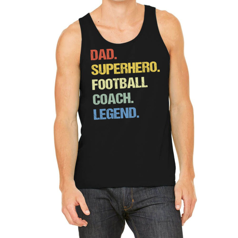 Football Coach Dad 144 Tank Top by cm-arts | Artistshot