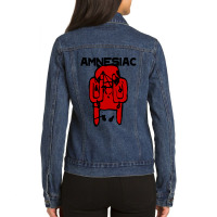 Amnesiac Best Album Ladies Denim Jacket | Artistshot