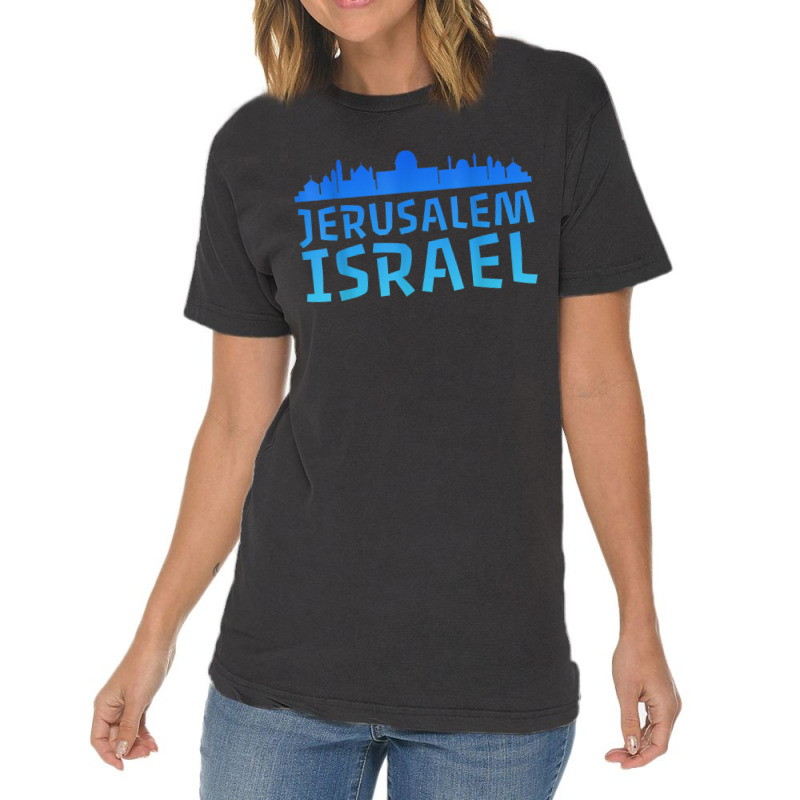 Jewish Jerusalem Design I Love Israel Vintage T-shirt | Artistshot