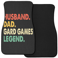 Husband Dad Gard Games Legend Front Car Mat | Artistshot