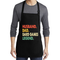 Husband Dad Gard Games Legend Medium-length Apron | Artistshot