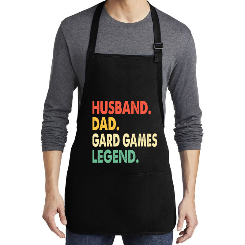 Husband Dad Gard Games Legend Medium-length Apron | Artistshot