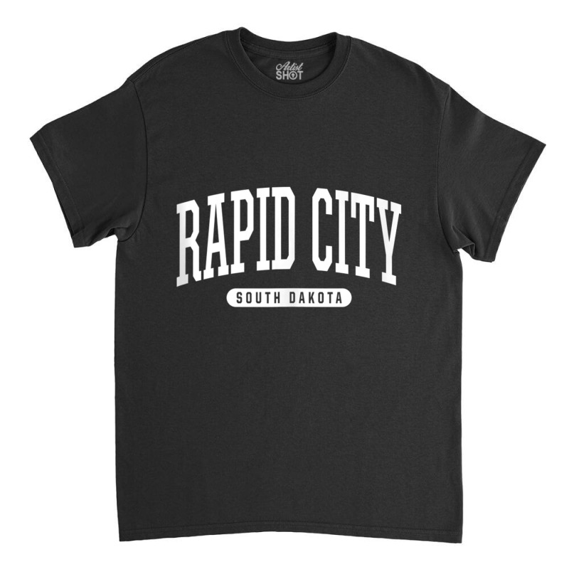 College Style Rapid City South Dakota Souvenir Gift Tank Top Classic T-shirt by cm-arts | Artistshot