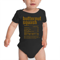 Thanksgiving Christmas Butternut Squash Nutritional Facts T Shirt Baby Bodysuit | Artistshot