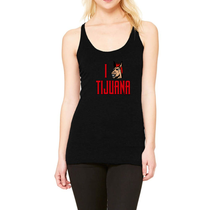 I Love Tijuana Donkey Show Racerback Tank by ToddPotter | Artistshot