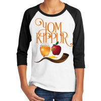 Happy Yom Kippur Jewish Day Of Atonement Premium T Shirt Youth 3/4 Sleeve | Artistshot