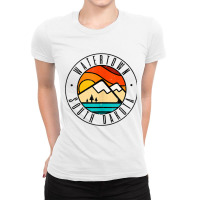 Minimalist Outdoors Watertown South Dakota Sd Tank Top Ladies Fitted T-shirt | Artistshot