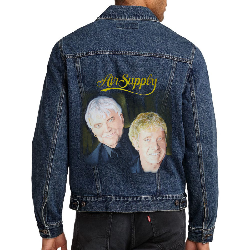 Without You Air Supply Last Album Men Denim Jacket by birtama | Artistshot