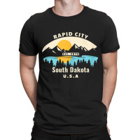 Rapid City South Dakota Souvenir Mountain Sunset River Tank Top T-shirt | Artistshot