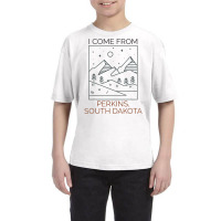 I Come From Perkins South Dakota T Shirt Youth Tee | Artistshot