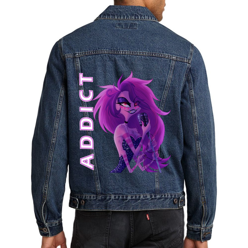 Angel Dust Addict Wobackground Men Denim Jacket by cm-arts | Artistshot