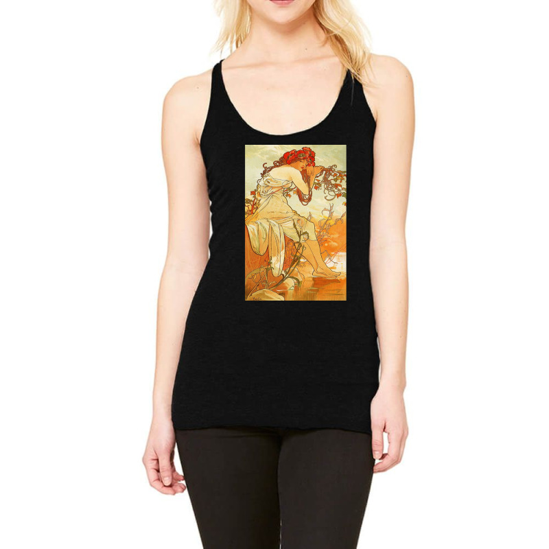 Alphonse Mucha   Art Racerback Tank by cm-arts | Artistshot