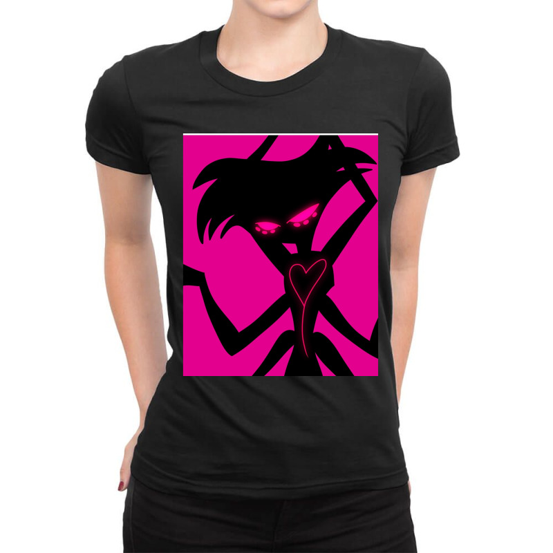 Angel Dust Neon Graphic Ladies Fitted T-Shirt by cm-arts | Artistshot