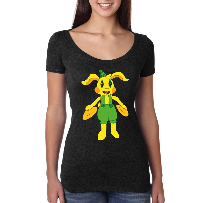 Poppy Playtime Chapter 2 Bunzo The Bunny Women's Triblend Scoop T-shirt by MOSESWOODS | Artistshot