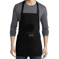 Basketball Dna Fingerprint Special Design Medium-length Apron | Artistshot