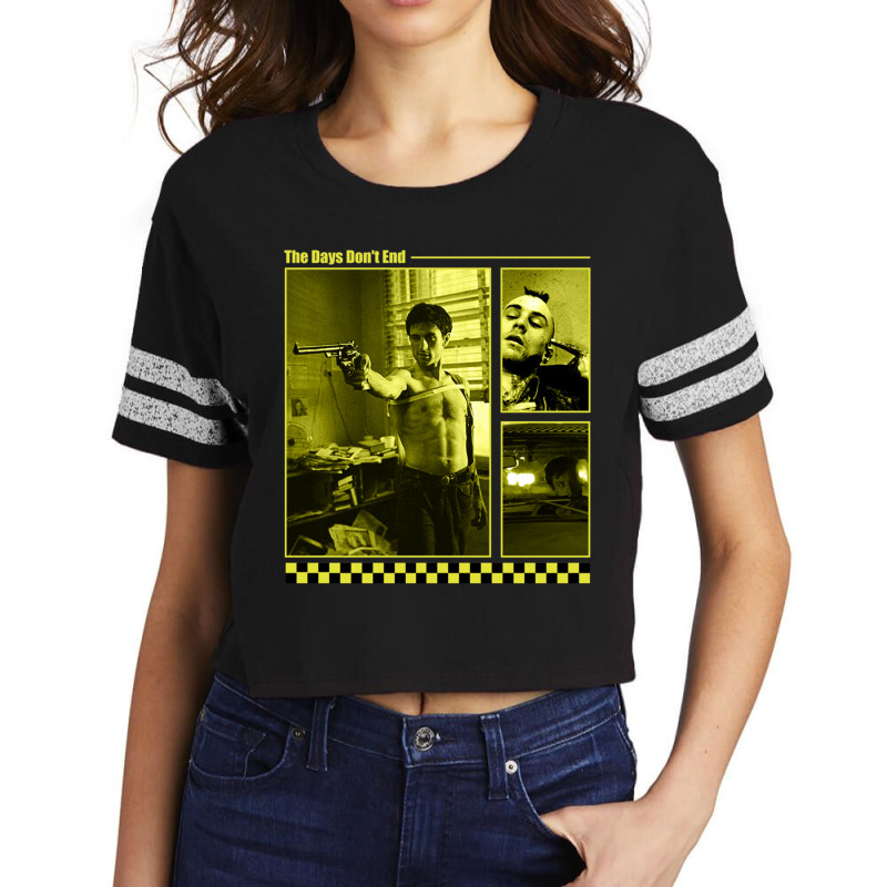 Taxi Driver -the Days Dont End. Scorecard Crop Tee by cm-arts | Artistshot