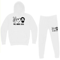 Paz Amor Peace Love Lula 2022 President Of Brazil Vintage T Shirt Hoodie & Jogger Set | Artistshot