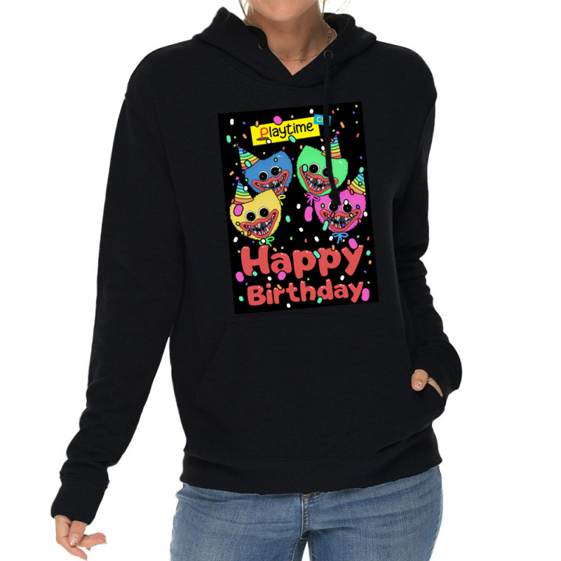 Poppy Playtime Huggy Wuggy Playtime Co Birthday Card 2 Lightweight Hoodie | Artistshot