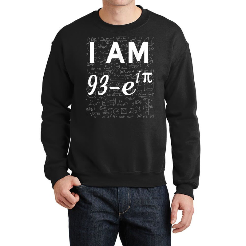 94th Birthday 94 Years Old Math Geek Euler Identity T Shirt Crewneck Sweatshirt | Artistshot