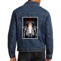 Mononoke Wolf Anime Men Denim Jacket | Artistshot