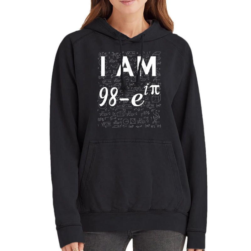 99th Birthday 99 Years Old Math Geek Euler Identity T Shirt Vintage Hoodie | Artistshot