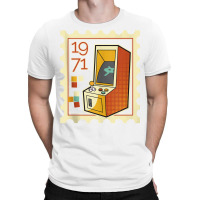 Postage Stamp With Computer Game Slot Machine 1971 Tank Top T-shirt | Artistshot