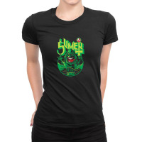 Green Slimer Ladies Fitted T-shirt | Artistshot