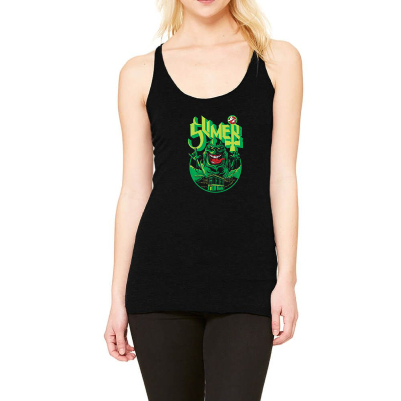 Green Slimer Racerback Tank by Duku | Artistshot