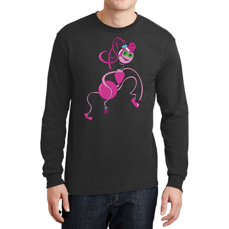 Mommy Long Legs And Huggy Wuggy. Poppy Playtime  Red And Blue Hands Long Sleeve Shirts | Artistshot