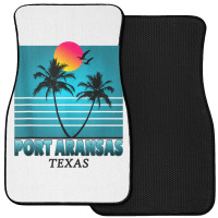 Port Aransas Texas Summer Tee Tank Top Front Car Mat | Artistshot