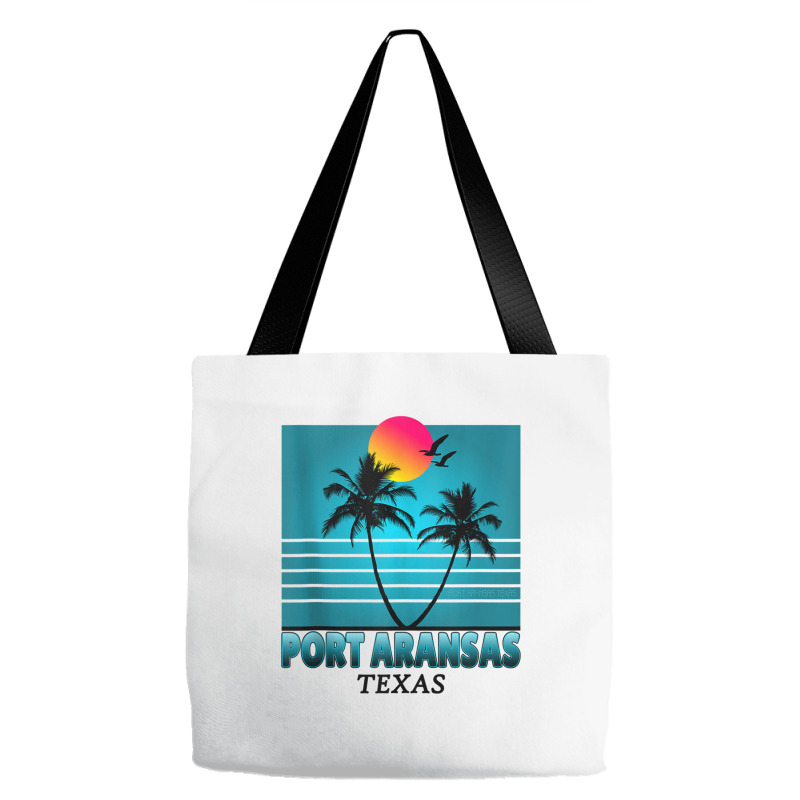 Port Aransas Texas Summer Tee Tank Top Tote Bags | Artistshot