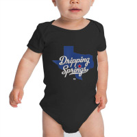 Dripping Springs Texas Tx Map T Shirt Baby Bodysuit | Artistshot