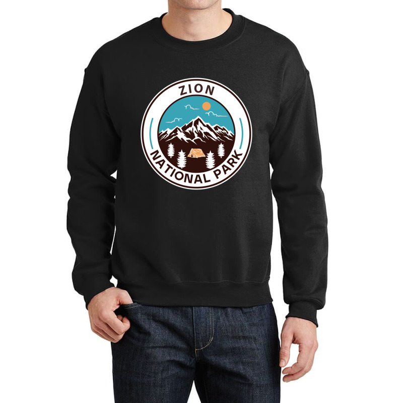 Zion National Park (1) Crewneck Sweatshirt by cm-arts | Artistshot