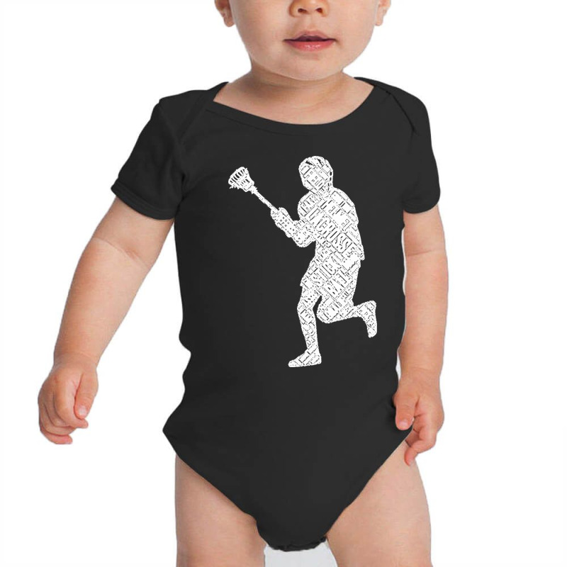 Funny Lacrosse Lover Gift T  Shirt Funny Graphic Lacrosse Ball Stick S Baby Bodysuit by ilarkin765 | Artistshot