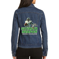 Randall Cunningham Ultimate Weapon Ladies Denim Jacket | Artistshot