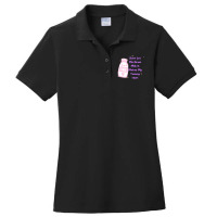 Dont Let Me Drink Milk It Makes My Tummy Hurt Ladies Polo Shirt | Artistshot