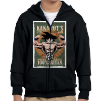 Sangoku S Gym 100 Saiyan Youth Zipper Hoodie | Artistshot