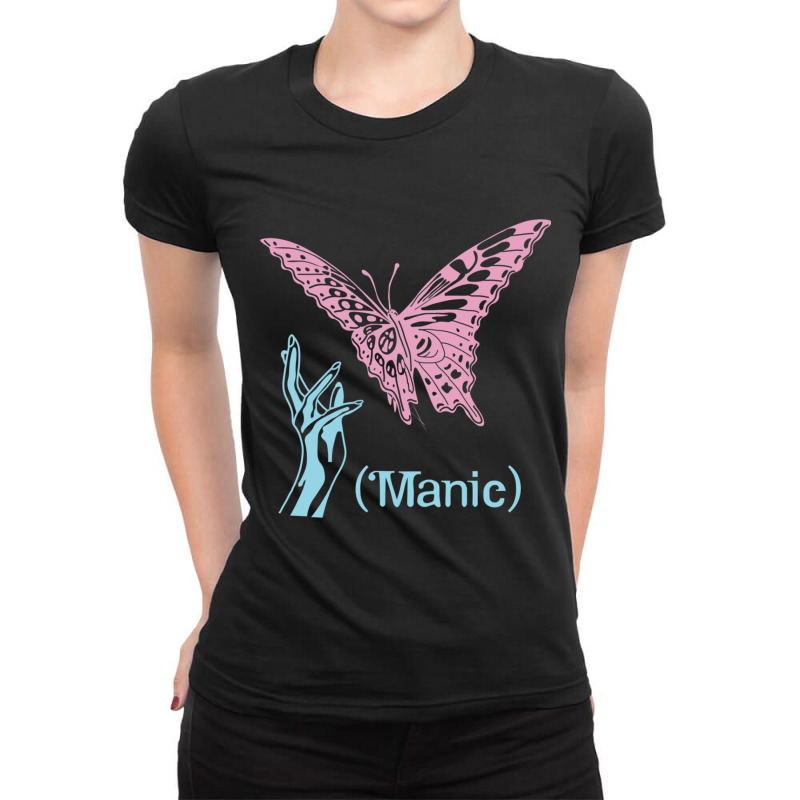 Halsey Butterfly Ladies Fitted T-Shirt by cm-arts | Artistshot