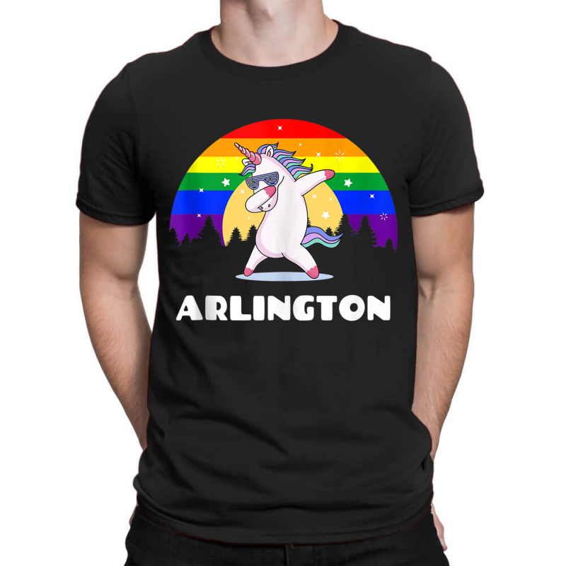 Arlington Texas   Lgbtq Gay Pride Rainbow Tank Top T-Shirt by cm-arts | Artistshot