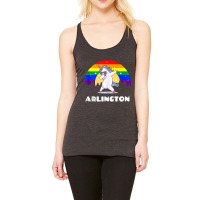 Arlington Texas   Lgbtq Gay Pride Rainbow Tank Top Racerback Tank | Artistshot