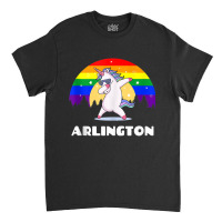 Arlington Texas   Lgbtq Gay Pride Rainbow Tank Top Classic T-shirt | Artistshot