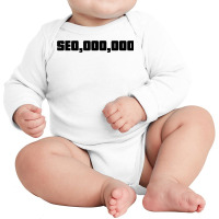 Hustle Smart   Seo Millionaire Digital Marketing T Shirt Long Sleeve Baby Bodysuit | Artistshot