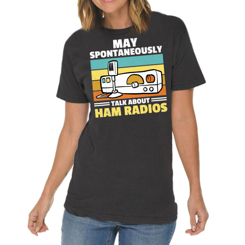 Talk About Ham Radio Amateur Ham Radio Premium T Shirt Vintage T-Shirt by nyce | Artistshot