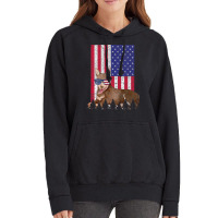 Australian Kelpie Patriotic Dog Usa Pride American Flag Premium T Shir Vintage Hoodie | Artistshot