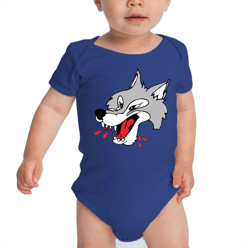 The Sudbury Wolves Baby Bodysuit by cm-arts | Artistshot