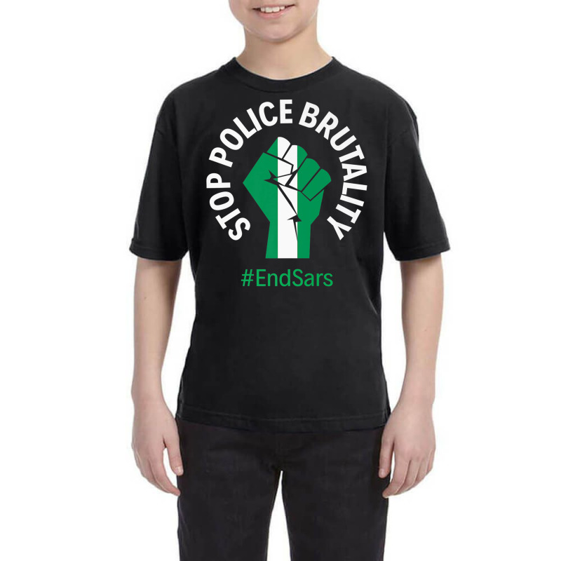 Endsars Stop Police Brutality Nigeria Police Reform Protest Premium T Youth Tee | Artistshot