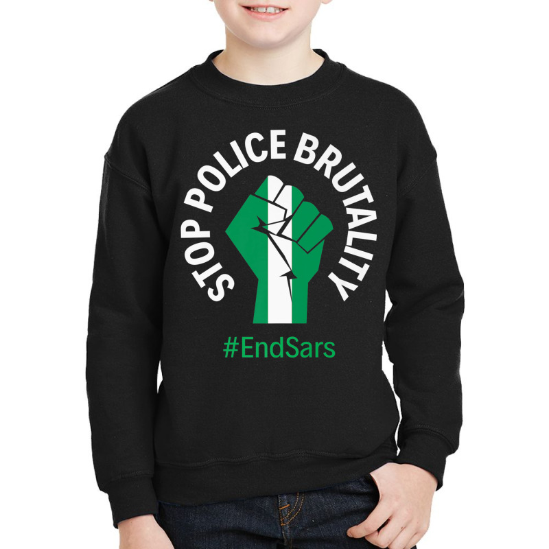 Endsars Stop Police Brutality Nigeria Police Reform Protest Premium T Youth Sweatshirt | Artistshot