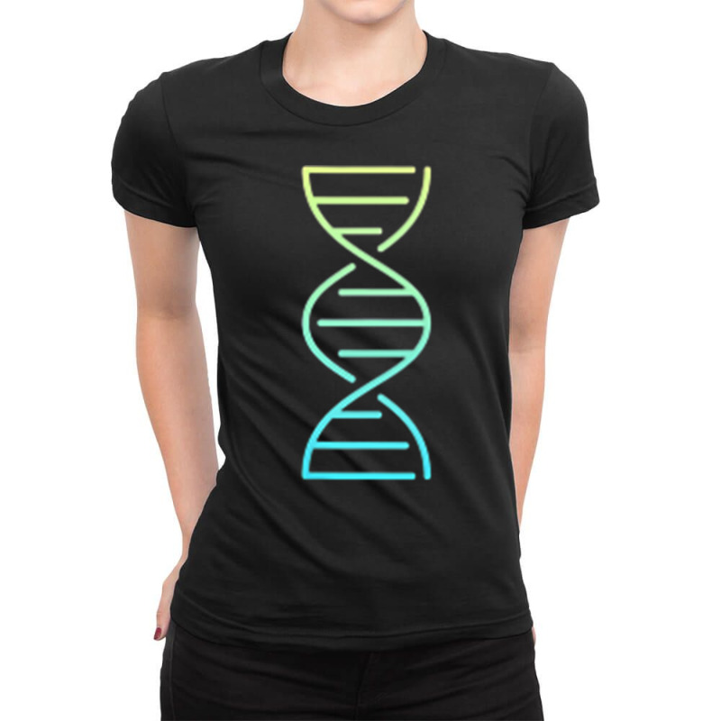 Dna Nucleic Acids Science Biology And Genetics Zip Hoodie Ladies Fitted T-Shirt by cm-arts | Artistshot